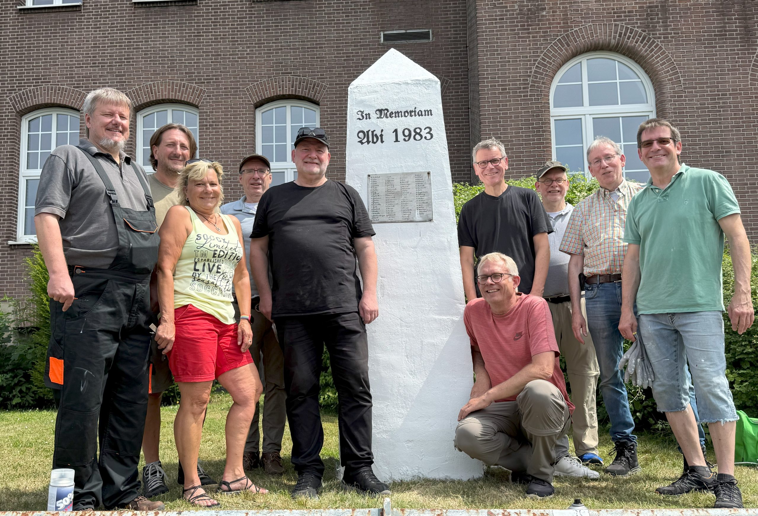 Der Obelisk erstrahlt in neuem Glanz